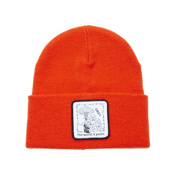 Obey Other - Obey-THE WORLD IS YOURS BEANIE-ORANGE